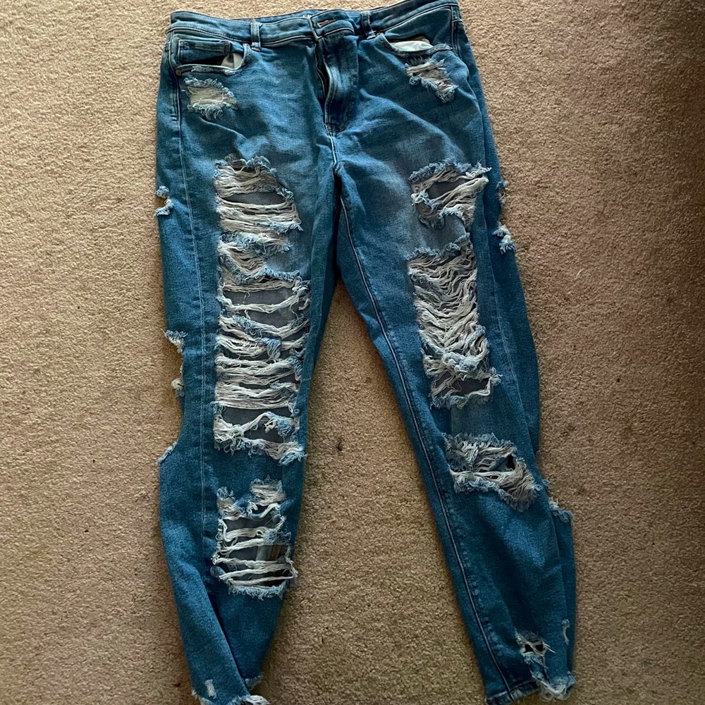 American eagle mom jeans 16 regular